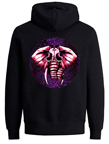 Sweat à capuche Cosmic Elephant fini les pulls sans personnalité