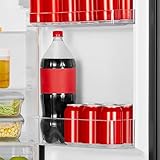 Fridgemaster MTM48120EB 48cm Freestanding Top Mounted Fridge Freezer - 124-litre capacity with Adjustable Thermostat - Reversible Door - LED Lighting- 4 Star Freezer Rating - White - E Rated - Image 6