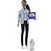 Barbie Doll Robotics Engineer - 2018 Career of the Year - Brown Hair, Brown Eyes, African American - Includes Pretend Robot and Computer