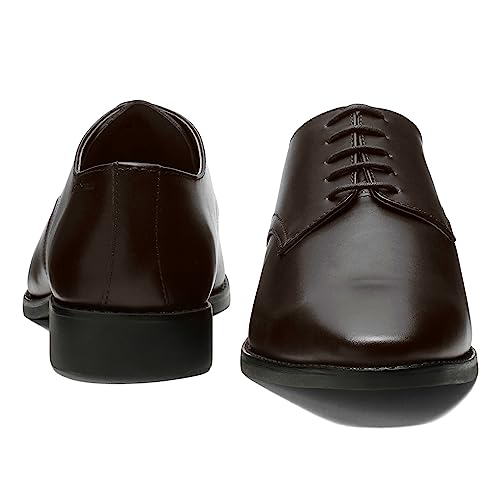 Image of LOUIS STITCH Men's Handmade Italian Leather Derby Formal Lace Up Shoes for Men (LSRXPL)