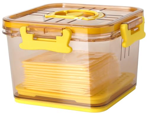 La Mejor Recopilación de Que es recipiente disponible en línea para comprar. 47 Contenedor de queso en rodajas con tapa hermética para mini nevera, sin BPA, almacenamiento de plástico, rebanadas de queso, apilables, función de registro de fecha, mantiene el...