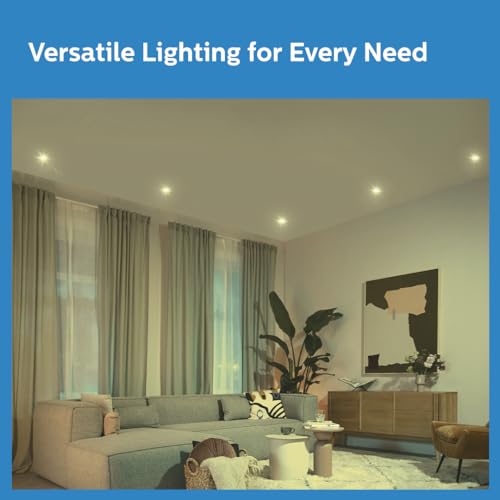 Image of Philips 7 Watt Rose Gold Reflector LED Ceiling COB Round Spot Light with Focused Beam | Cut Out: 75mm | Natural White, Pack of 24 (Deco Bright)