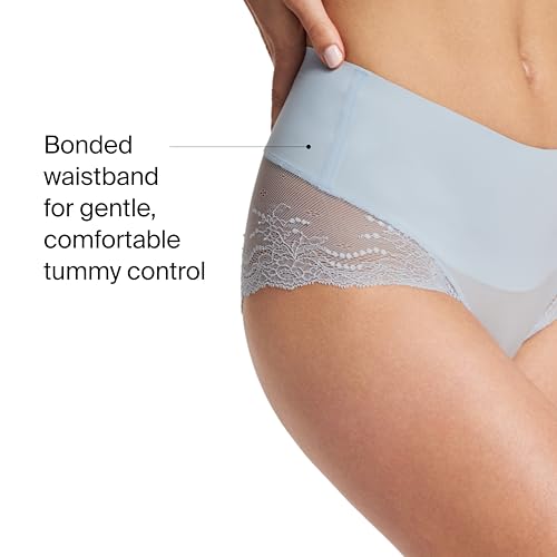 Image of SPANX SPANXsmooth Undie-tectable Lace Hi-Hipster - Comfortable Core Control - Lace Shapewear - No Visible Panty Lines