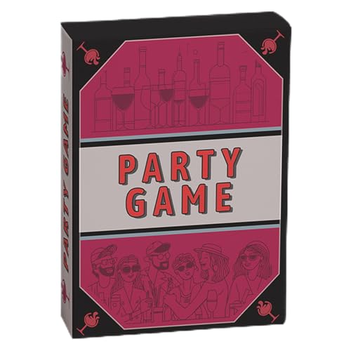 Juego De Fiesta - Tareas De Diversión En Inglés | 50x Juego De Cartas De Múltiples Jugadores | Desafíos De Juegos De Viaje Y Preguntas Divertidas, Tarjetas Fáciles De Leer Para Cumpleaños, Entretenimi