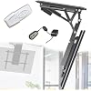 Motorised Lift Electric TV Wall Mount Bracket for 32-70"/50-90" Screen Electric TV Ceiling Mount, 0-85 Angle Adjustment Flip Down Motorized Pitched Roof TV Mount,32-70inch