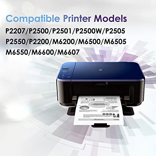 CULater PB210 PB211 Toner Cartridge Chip and Refill Toner Powder Compatible for Pantum P2207 P2500 P2501 P2500W P2505 P2550 P2200 M6200 M6500 M6505 M6550 M6600 M6607
