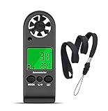 □ Amplia aplicación □ Este anemómetro digital es ideal para actividades al aire libre, como la prueba de velocidad del viento drone, la navegación, el deslizamiento del colo, el rodaje, el flujo de aire del conducto de HVAC y la fabricación de ventiladores, y también es ideal para instrumentos educativos.