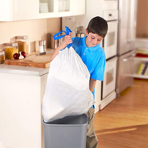 Hefty Renew Tall Kitchen Trash Bags, White, Unscented, 13 Gallon, 40 Count #TOP3