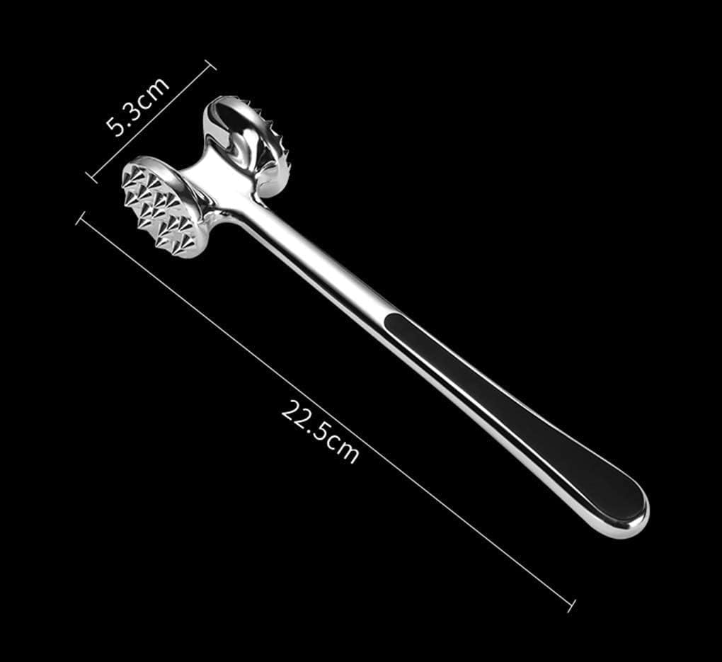Meat Tenderizer Hammer with Comfortable-Grip Handle, Dual Sided Meat Tenderizer Mallet Marinating Prep Tool,Meat Tenderizer Hammer Tool for Tenderizing Steak Beef Poultry