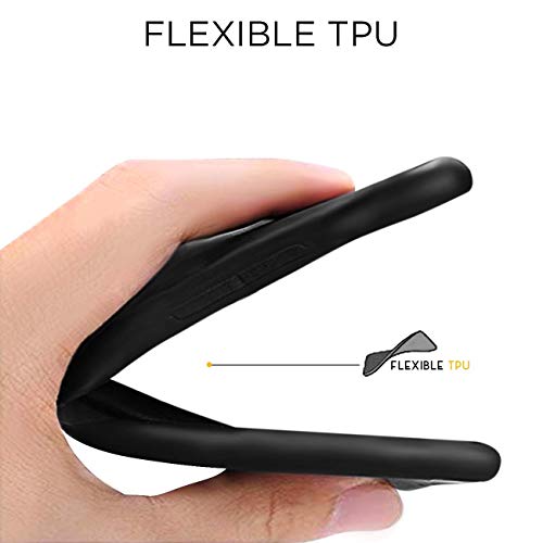 Image of Mobile Back Cover Case for Samsung A8 Plus (Silicone Case|CameraProtection|Black SC1510)