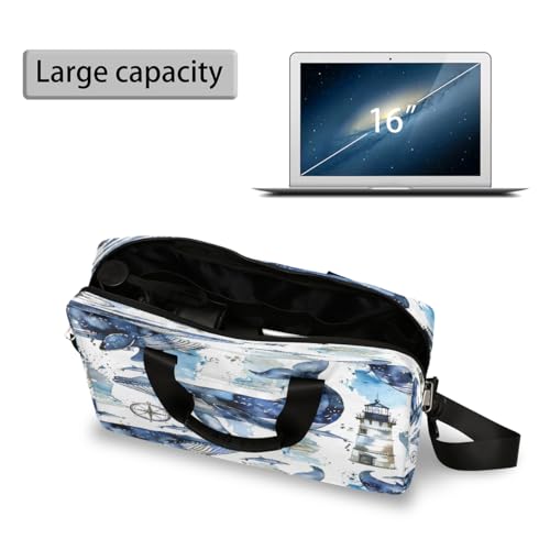 Maletín para laptop 13-16 pulgadas impermeable diseño acuarela miniatura 4