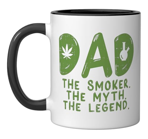 Dad Weed Smoker Myth Legend Funny 420 Pot Cannabis Men Gift