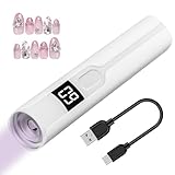Longue Autonomie : Cette lampe LED pour ongles est équipée d’une batterie intégrée de 450 mAh, petite lampe uv pour une utilisation illimitée ! Jusqu’à 120 minutes d’utilisation sur une seule charge
