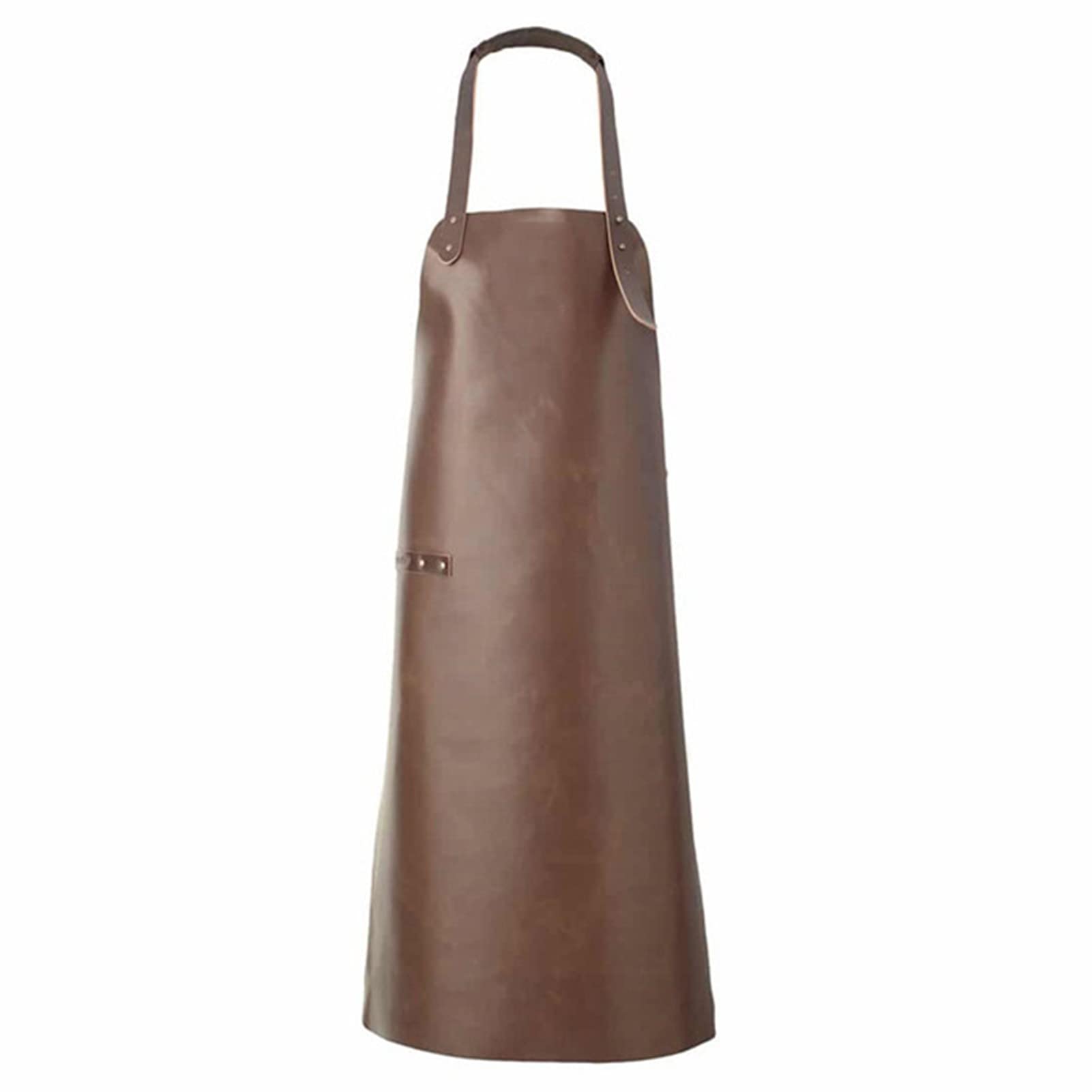 YOUNGC Delantal de Cuero, Delantal de carpintería para Hombres y Mujeres, Delantal de Peluquero de Chef multifunción para Cocina, Barbacoa, lavavajillas, café, 24"X34