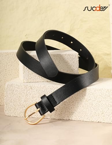 SUOSDEY 3 Pack Kids Belts for Girls Skinny Cute Leather Belts for Teen Little Toddler Girls