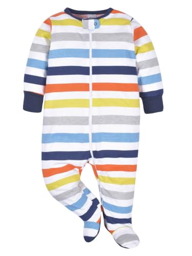 Onesies Brand baby boys 4-pack 'N Plays Footies and Toddler Sleepers, Dog, Newborn US — view 2