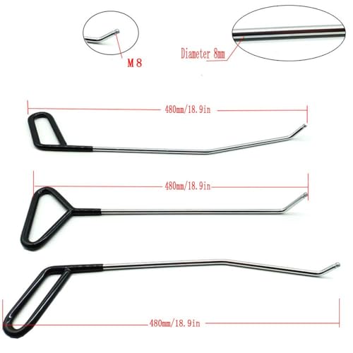 Houshan 6Pcs Dent Removal Rods
