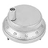 Rotary Encoder, KIMISS 5V 60mm Diameter 4 Terminal Manual Pulse Generator CNC Electronic Handwheel with Handle 5V 60mm Diameter