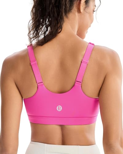 Image of RUNNING GIRL Adjustable Sports Bras for Women High Support,Full Coverage Molded Cup Sports Bra High Impact Workout Gym
