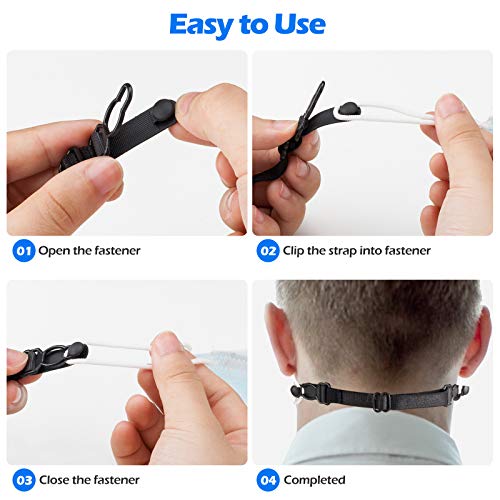 Mask Extender Strap,Ear Savers for Masks,Mask Extenders/Ear Savers,Masks Extension Hook Adjustable for Extending Masks… - Image 6
