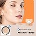 Moisture Cushion CC Cream Foundation for Mature Skin - Flawless Concealer BB Cream with Mushroom Head, Long-Lasting Waterproof Air Cushion CC, Natural honey and pine Makeup cream, Even Skin Tone（03#）