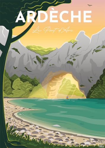 Puzzle 1500 pièces : Affiche de 'Ardèche Louis 'Affiche Ravensburger Nathan - vue 2