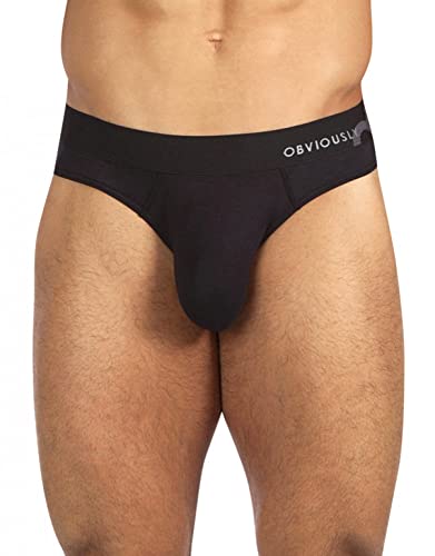 Obviously Apparel Basics Collection - AnatoMAX Hipster Brief - Black - Large