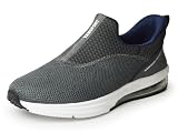 スニーカー メンズ スリッポン ランニングシューズ ウォーキングシューズ スポーツシューズ メンズスニーカー 軽量 通気性 メンズシューズ スポーツ vva302 Gray 26cm