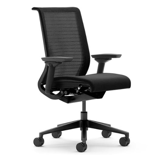 Ergonomic Steelcase Think Chair in Licorice