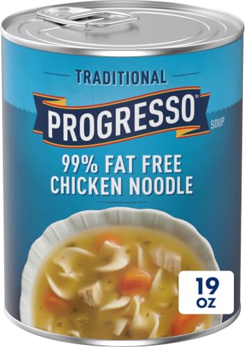 Image of Progresso Traditional, 99% Fat Free Chicken Noodle Canned Soup, 19 oz. (Pack of 6)