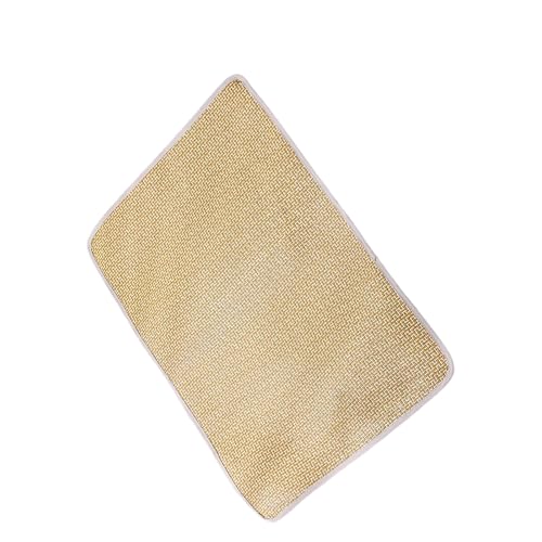 Cooling Pad for Pet Dog Cats Soft Comfortable Woven Rattan Bed for Various Size Pet Easy Cleaning Rest Cushions Seasonal Cooling