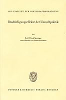 Beschaftigungseffekte Der Umweltpolitik 3428044290 Book Cover