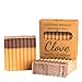 Clove - Warm and Comforting Scent - Handcrafted Essential Oil Scented Castile Bar Soaps by Lathered Artisan - All-Natural, Gentle and Detergent-Free Skin Healthy Lather (Clove, Single Bar)