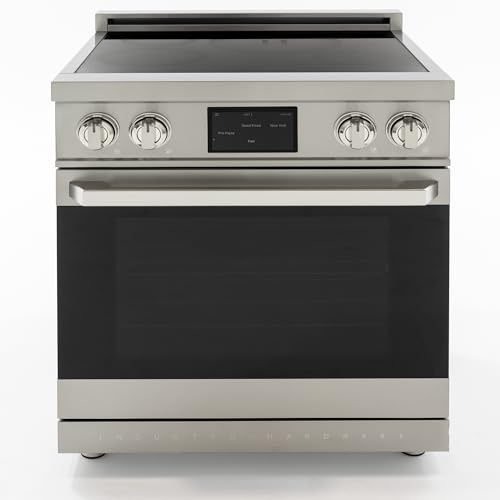 Induction Hardware 30 Inch Induction Range Convection Oven,