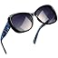 Black Frame Gradual Blue Lens