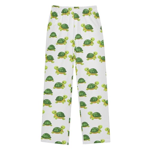Pajama Pants Sea Turtles Green PJ Bottoms Sleepwear Lounge Sleep Pant with Pockets