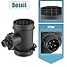 uxcell Car Mass Air Flow Sensor Meter Replacement Black for BMW M3 1995-1996 No.13621747155
