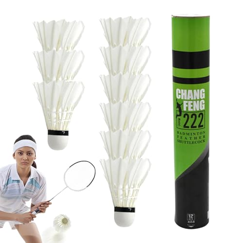Volantes de bádminton – Bolas de entrenamiento de lanzadera, equipo deportivo de bádminton rápido, juego de transporte de ejercicio sostenible | Perfecto para adultos, adolescentes, niños, juegos en