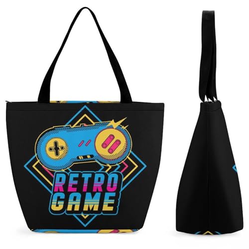 Sac à bandoulière rétro femme grand sac de shopping et voyage pratique