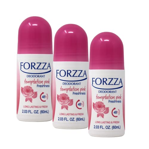 Desodorante Roll-On Temptation Rosa 3 Unidades 2.03 Oz miniatura 1
