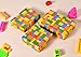 Titiweet Building Bricks Wrapping Paper Roll - Mini Roll 17 Inches X 16.4 Feet, Birthday Christmas Wrapping Paper for Boys Girls(Building Bricks)