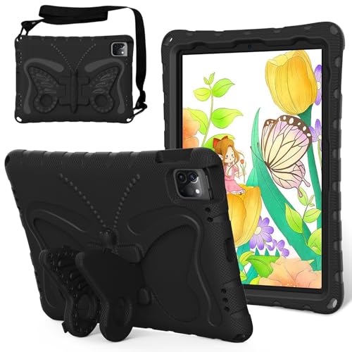 Coque iPad A16 antichoc EVA légère avec support et bandoulière pour enfant