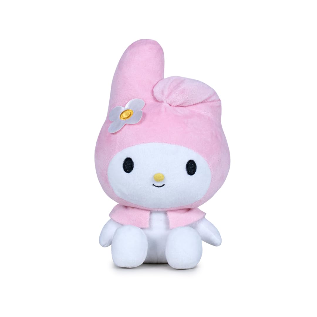 Hello Kitty Friends Plush, 22cm My Melody Soft Toy, Adorable Bunny Character from Hello Kitty Series, Official Licensed Plush for Fans and Collectors, for Ages 4+