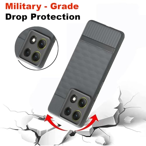 Image of Shockproof Case for Motorola Moto G86 5G / G86 Power 5G | Full Camera Protection | TPU Flexible Back Cover for Motorola Moto G86 5G / G86 Power 5G (Graphite Grey)