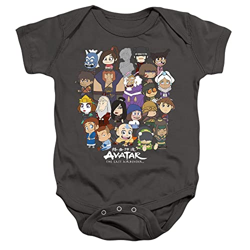 Image of LOGOVISION Avatar The Last Airbender Chibi Group Unisex Infant Snap Suit for Baby