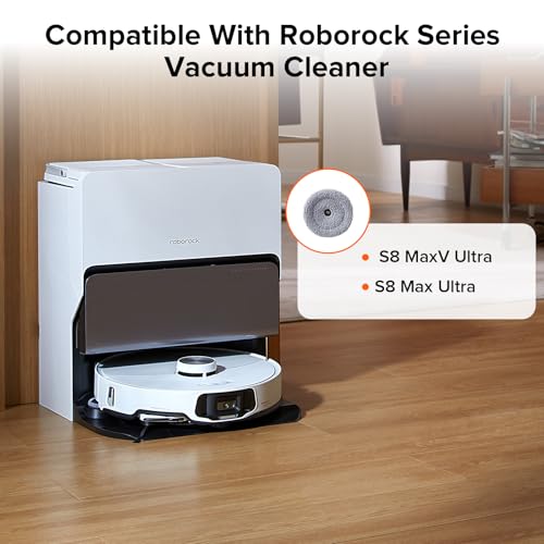 Image of roborock 2 Pack Edge Mop Cloths for S8 MaxV Ultra, S8 Max Ultra, S8 Max(V) Ultra with R&D, Robot Vacuum Cleaner, Edge Mop Replacement Accessories