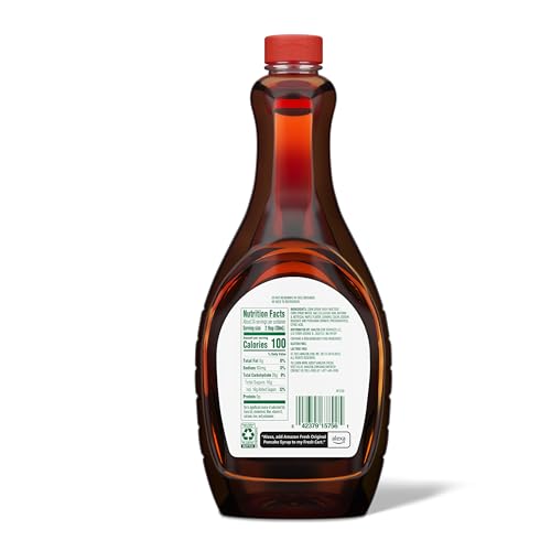 Image of Amazon Grocery, Original Pancake Syrup, 24 Fl Oz (Pack of 3)