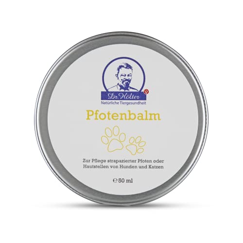 Dr. Hölter Pfotenbalsam Pfotenbalm natürlichen Pflege von trockenen/rissigen Hundepfoten bei starker Beanspruchung Pfotenwachs (50ml Pfotenbalm)