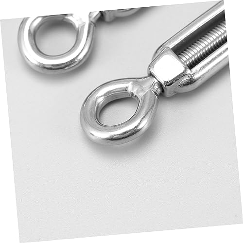 5 piezas de tensor para cable de acero inoxidable con ojo y gancho miniatura 5