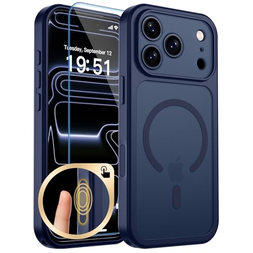 zapica �}�O�l�b�g�� iPhone 17 Pro Max�p �P�[�X �A�b�v�O���[�h [�J�����R���g���[���{�^��] [�J�����t���ی�] [�X�N���[���v���e�N�^�[1���t��] �������}�b�g�ϏՌ��ی�g�ѓd�b�J�o�[�A�f�B�[�v�u���[